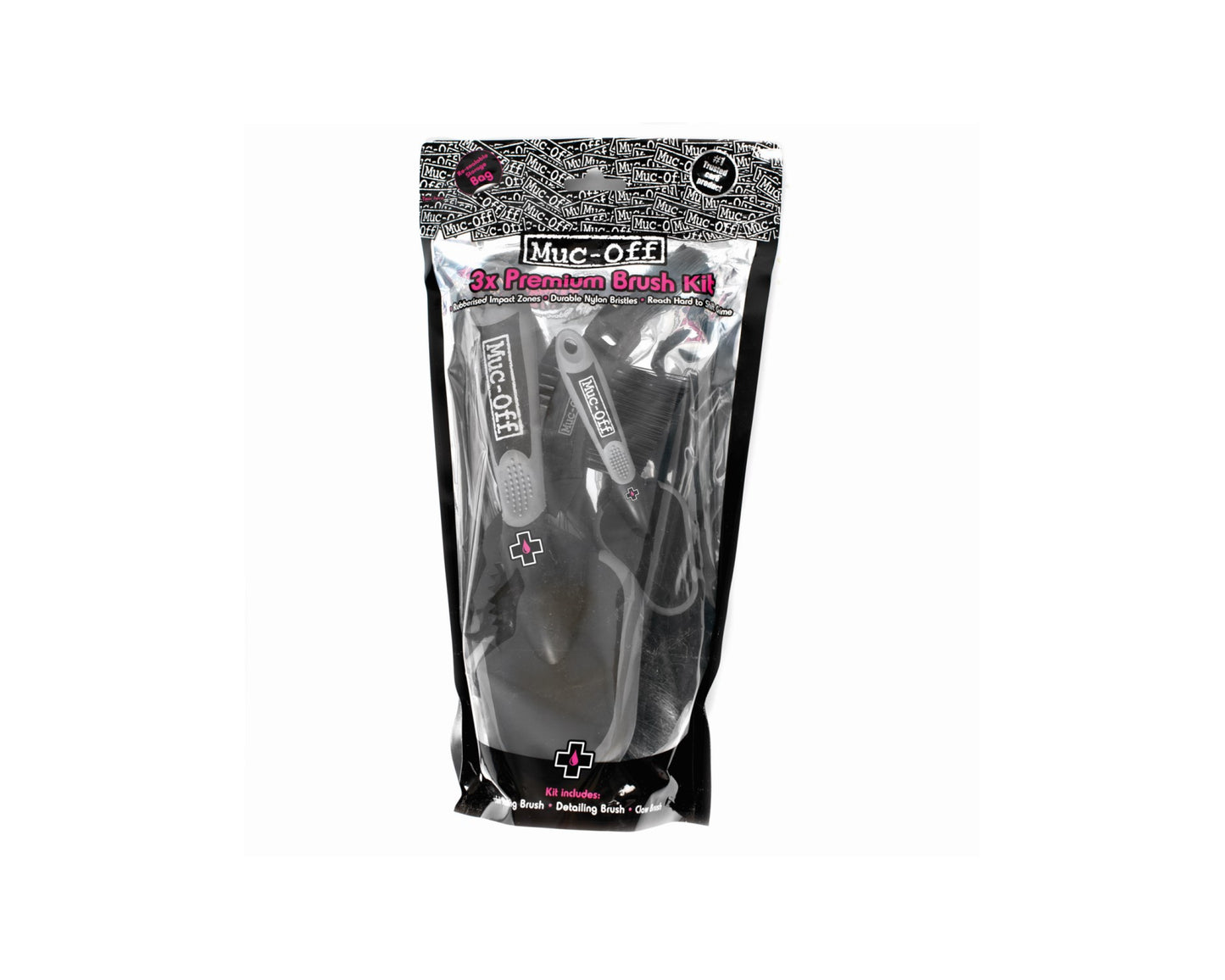 Muc-Off 3x Premium Brush Set