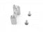 AltRider DualControl - 25.4mm Riser for the Kawasaki KLR 650 (2011-current) - Silver