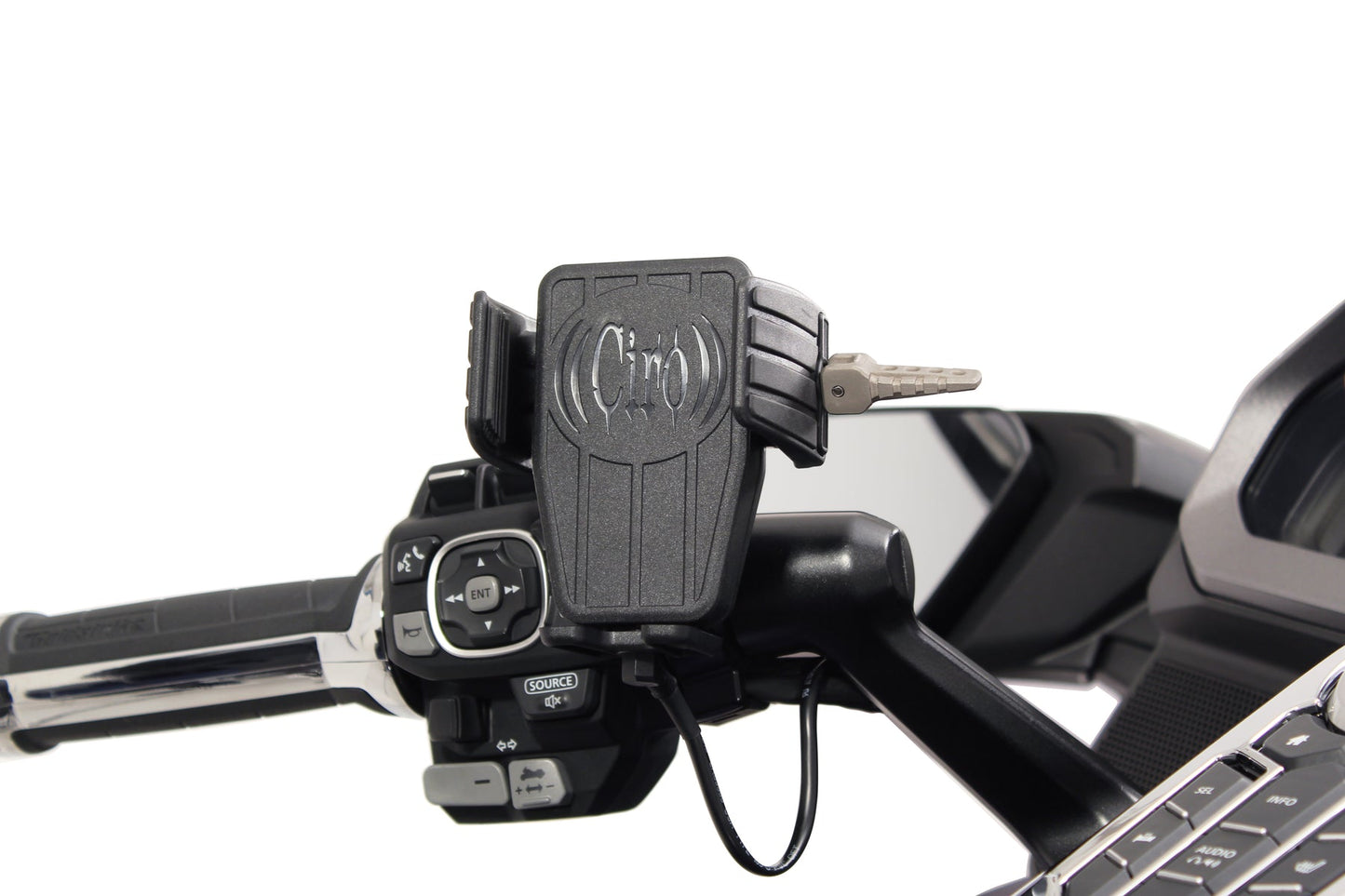GOLDSTRIKE CYBERCHARGER® PHONE HOLDER WITH 15W WIRELESS FAST CHARGER