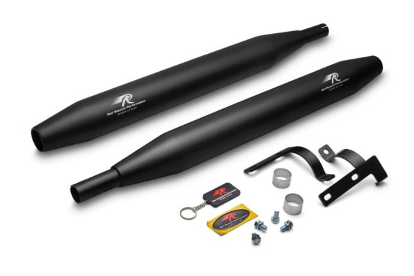 Red Rooster Performance Exhaust Celesta Black (Long) For Jawa Motorcycle