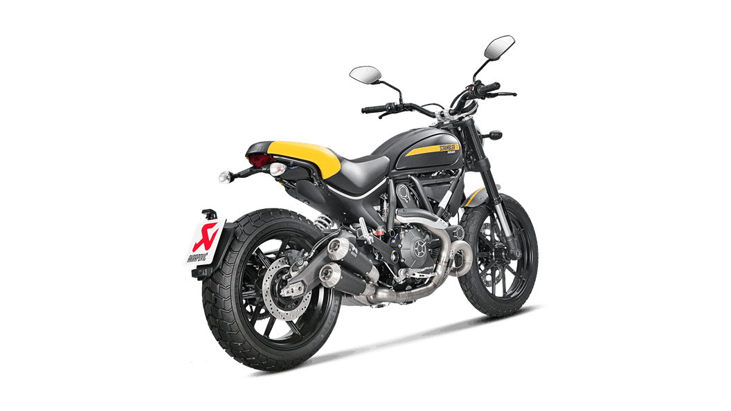 Akrapovic Optional Header (Titanium) DUCATI SCRAMBLER ICON/URBAN ENDURO/CLASSIC/FULL THROTTLE 2015-20