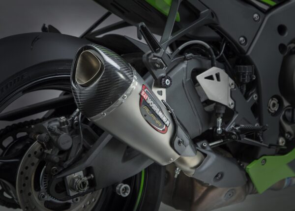 Yoshimura Alpha T SS Slip-On, W/ SS Muffler For Kawasaki ZX-10R/RR
