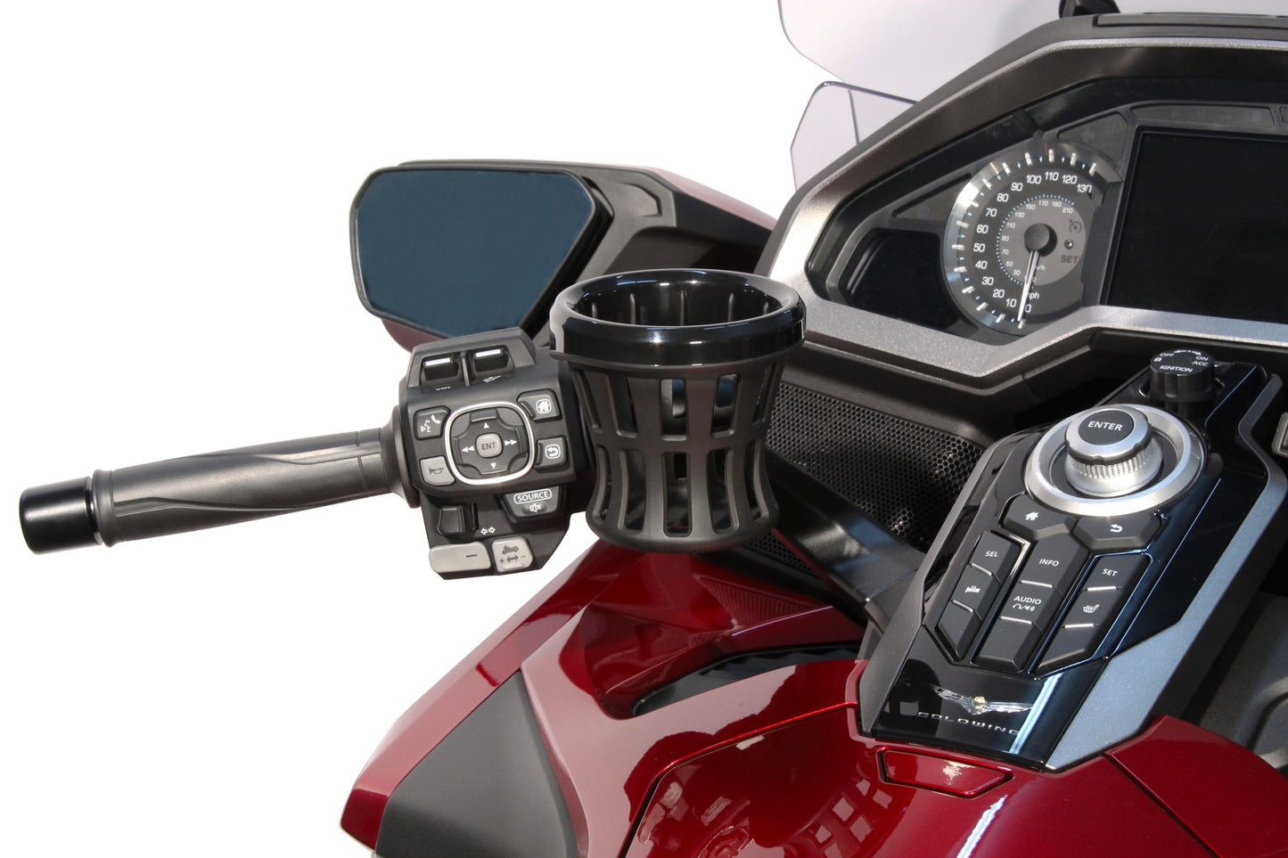 GOLDSTRIKE LEFT SIDE DRINK HOLDER WITH MOUNT FOR DCT MODELS