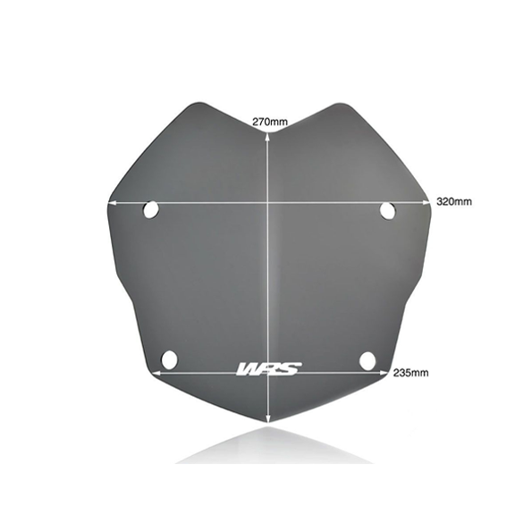 WRS Windscreen Rallye Dark Smoked BMW R1200GS-R1250GS / ADVENTURE 2013-2021