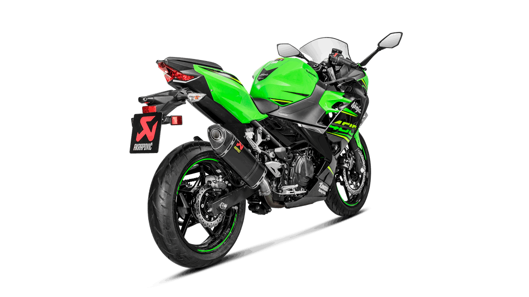Akrapovic Slip-On Line (Carbon) KAWASAKI NINJA 400 2018-25