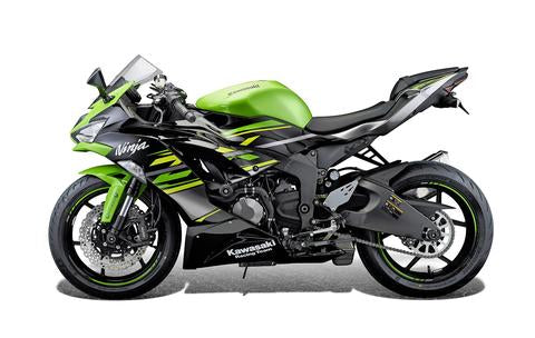 Evotech Crash Protection for Kawasaki ZX6R (2019-21) - PRN014189