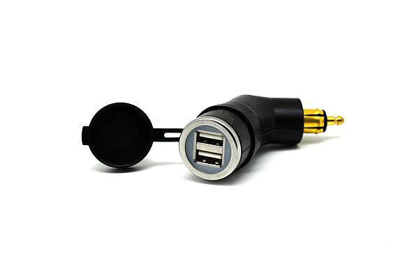 Cliff Top DIN (HELLA) TO USB CONVERTOR (ANGLED STANDARD) - 3.3A