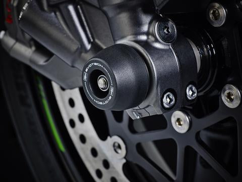 Evotech Front Spindle Bobbins for Kawasaki Ninja H2 (2015+) - PRN012354