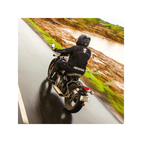 MOTOTECH Scrambler Air Motorcycle Riding Jacket v2 - Black - Level 2