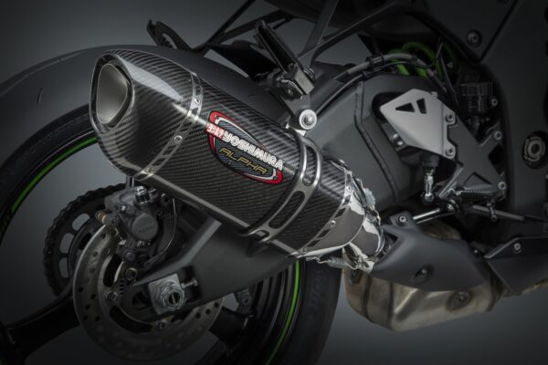 Yoshimura Alpha SS Slip-On, W/ Carbon Fiber Muffler For Kawasaki ZX-10R/RR 2016+