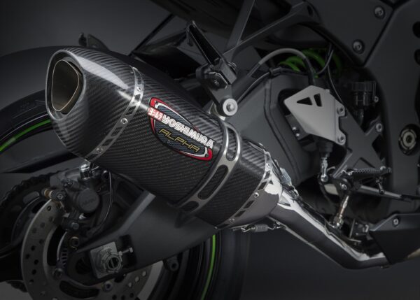 Yoshimura Race Alpha SS 3/4 System, W/ Carbon Fiber Muffler For Kawasaki ZX-10R/RR 2016+