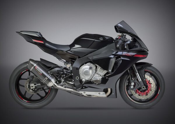 Yoshimura Race Alpha SS 3/4 System, W/ Carbon Fiber Muffler For Yamaha YZF-R1/M/S 15-20