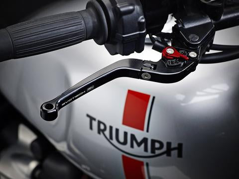 Evotech Folding Clutch and Brake Lever set for Triumph Street Triple (2007-22) - PRN002451-004289
