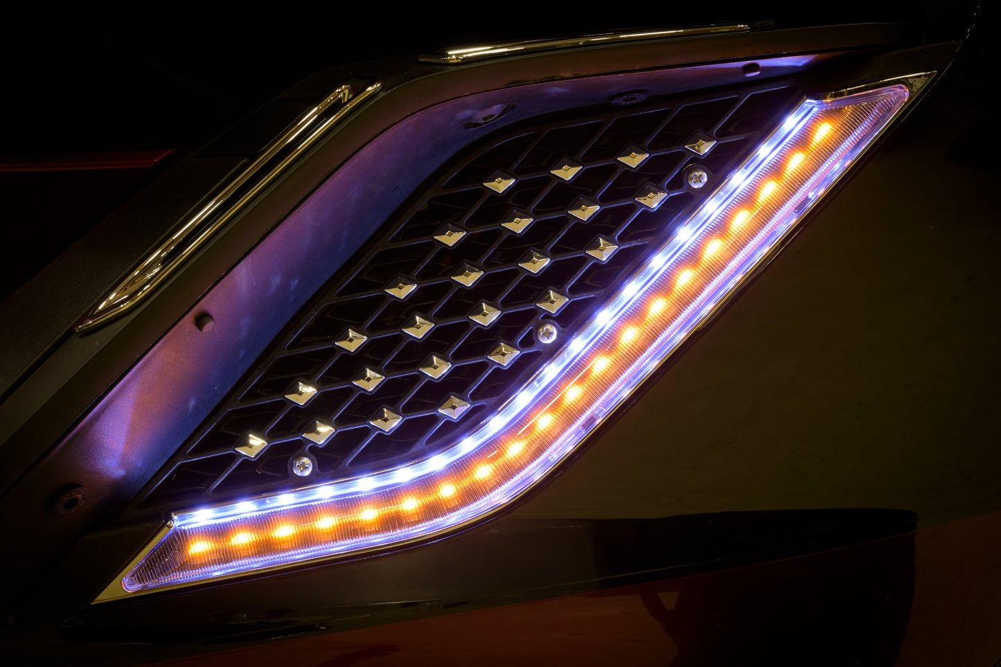 GOLDSTRIKE LED LIGHTED RADIATOR GRILL PANELS GL1800 BY TWINART