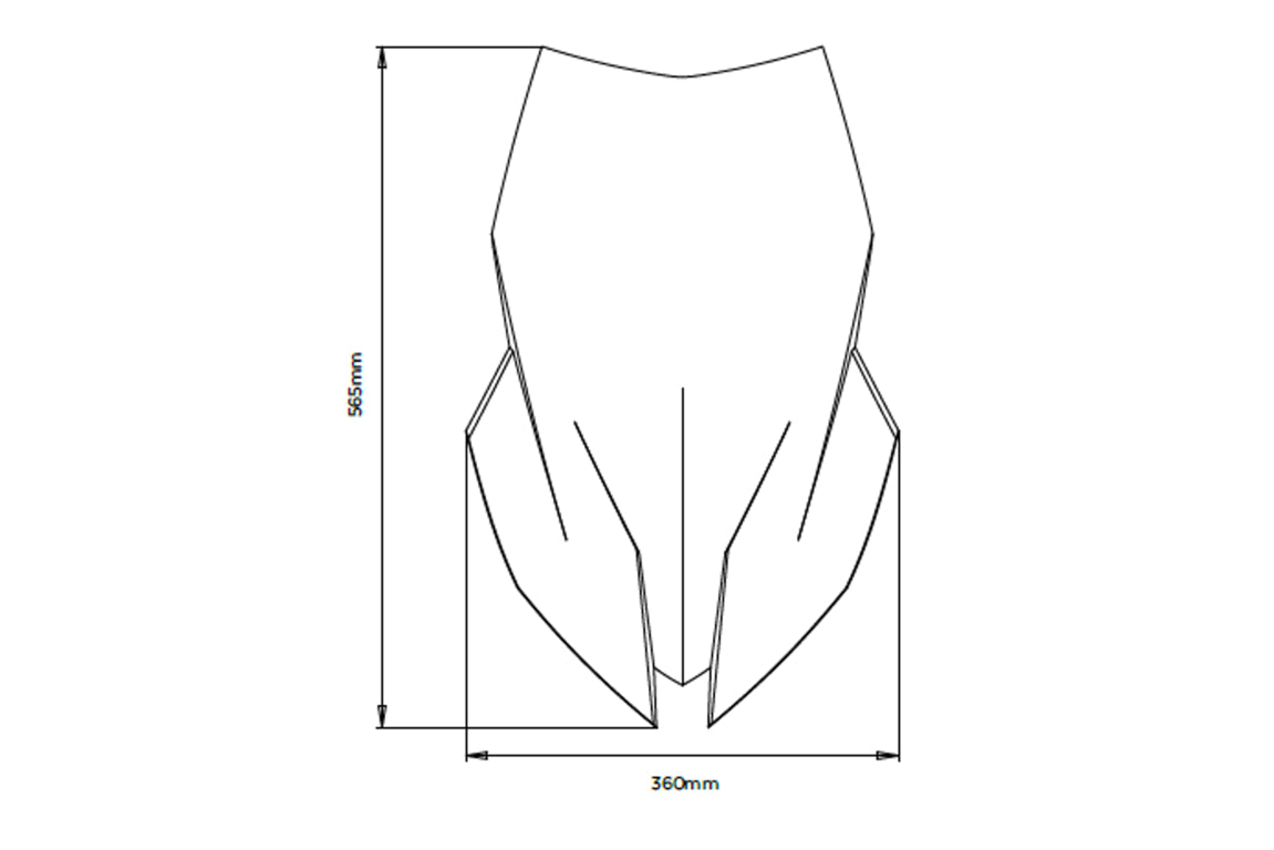 Puig Touring windscreen for BMW F900XR #20391