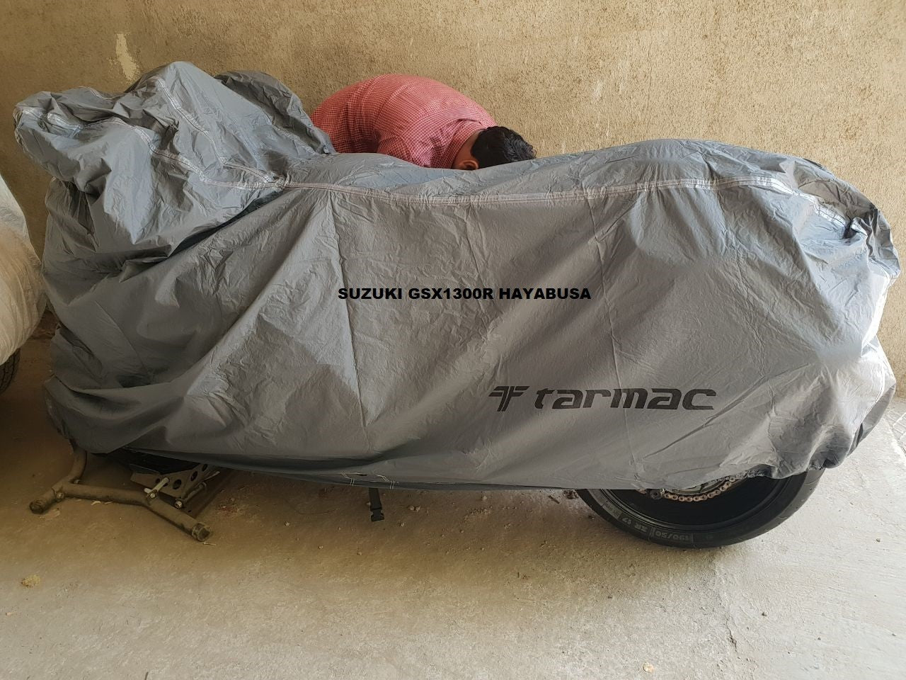 Tarmac Lined Waterproof motorcycle cover L size