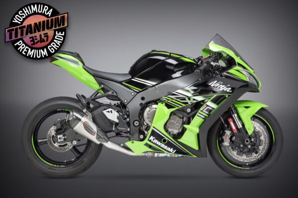 Yoshimura Race Alpha T 3/4 System, W/ Titanium Muffler For Kawasaki ZX-10R/RR 2016+