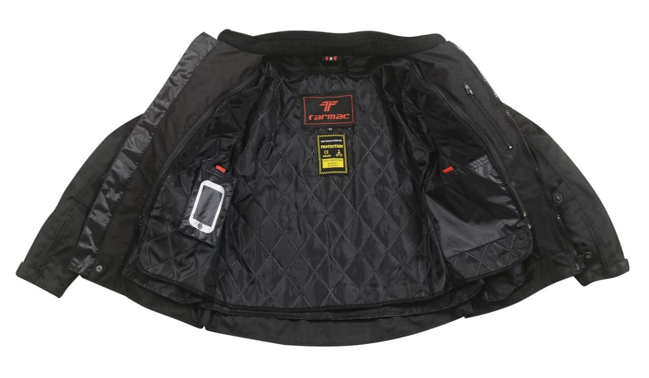 Tarmac One III Level 2 Jacket Black/Sky Blue/Royal Blue + FREE Tarmac Tex blue gloves