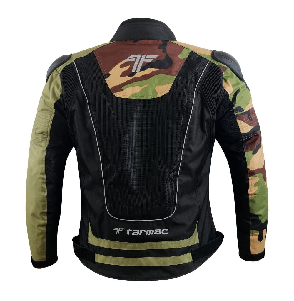 Tarmac One III Level 2 Jacket Black/Army Camo/Olive Green + FREE Tarmac Tex black gloves