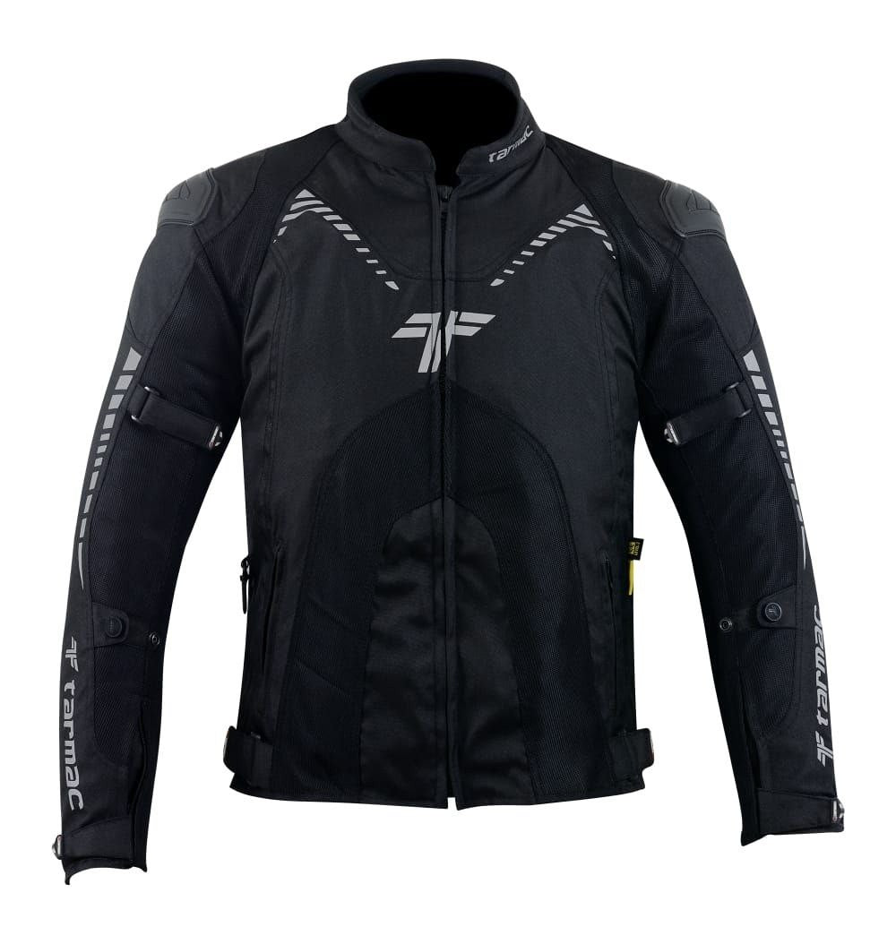 Tarmac Corsa Black Jacket Level 2 + PU chest protectors