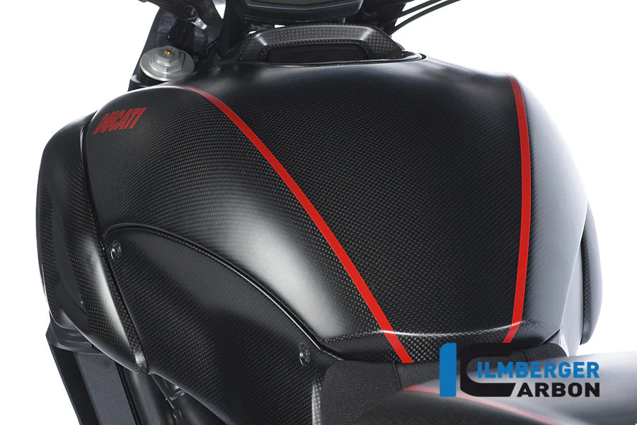 Carbon Tank Cover for Ducati Diavel - Ilmberger Carbon