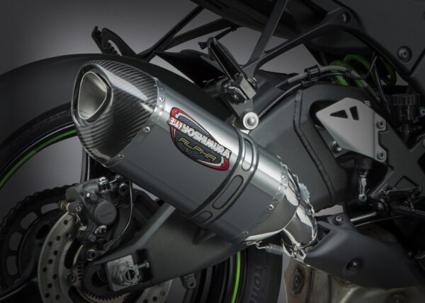Yoshimura Alpha SS Slip-On, W/ SS Muffler For Kawasaki ZX-10R/RR 2016+