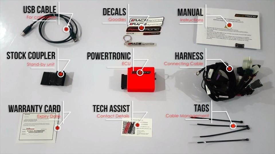POWERTRONIC ECU PIGGYBACK – Single cylinder