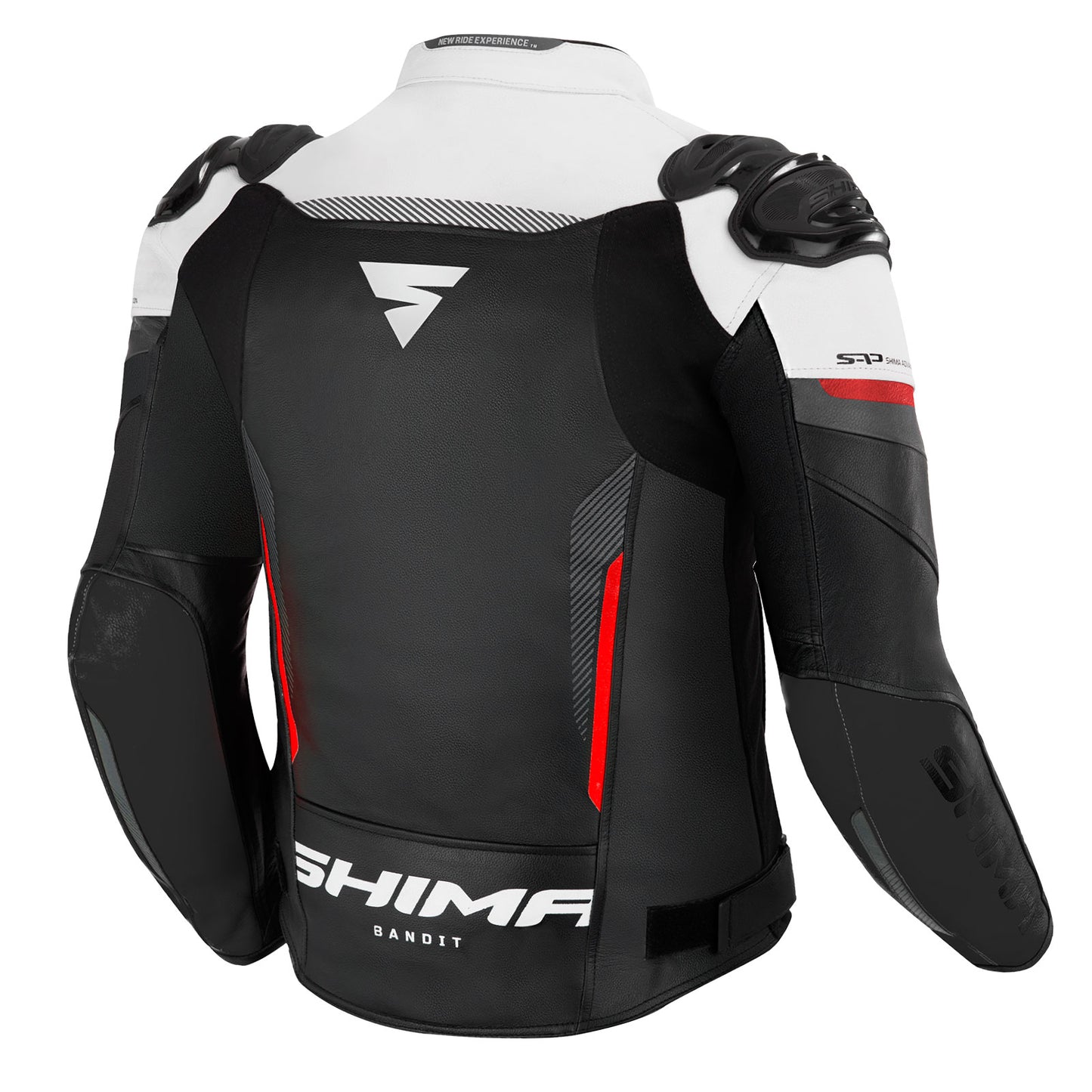Shima Bandit Black White Red Riding Jacket