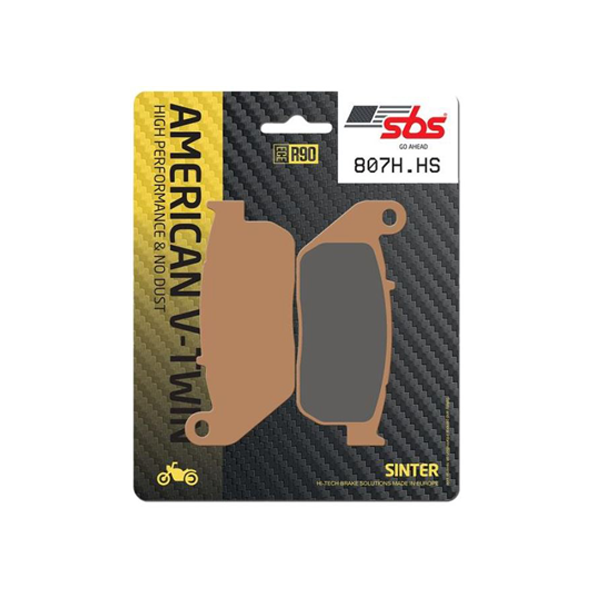 SBS 807H.HS Street Excel Sintered Front Brake Pads for Harley Davidson