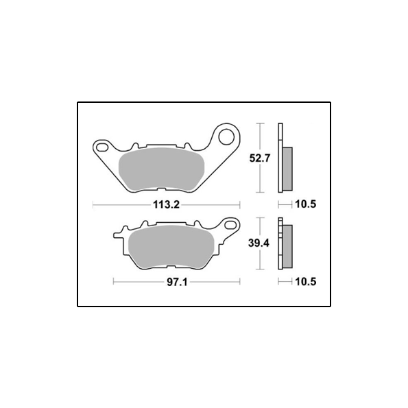 SBS 932HF Ceramic Brake Pads for Yamaha