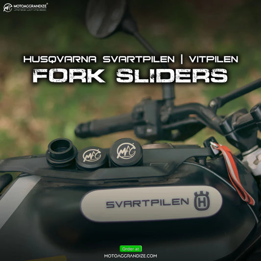 Motoaggrandize Fork Sliders for Husqvarna Vitpilen | Svartpilen