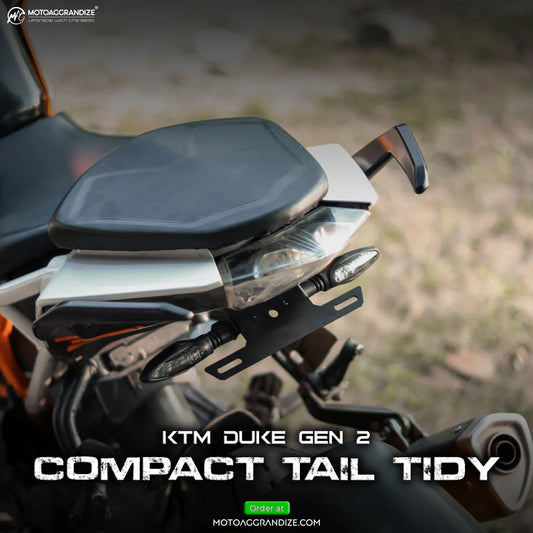 Motoaggrandize Tail Tidy/ Fender Eliminator Compact for KTM Duke 125/ 200/ 250/ 390 (Gen 2)