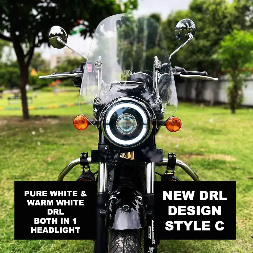 Vaishnu Touring Headlights for Royal Enfield Meteor 350