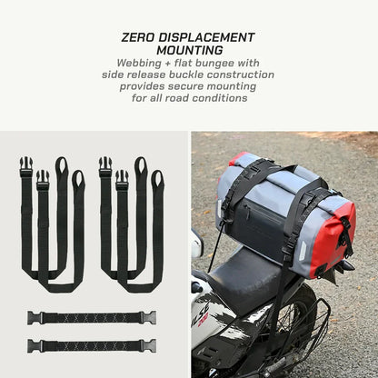ViaTerra DryBag 55L - 100% Waterproof Motorcycle Tailbag (Universal)