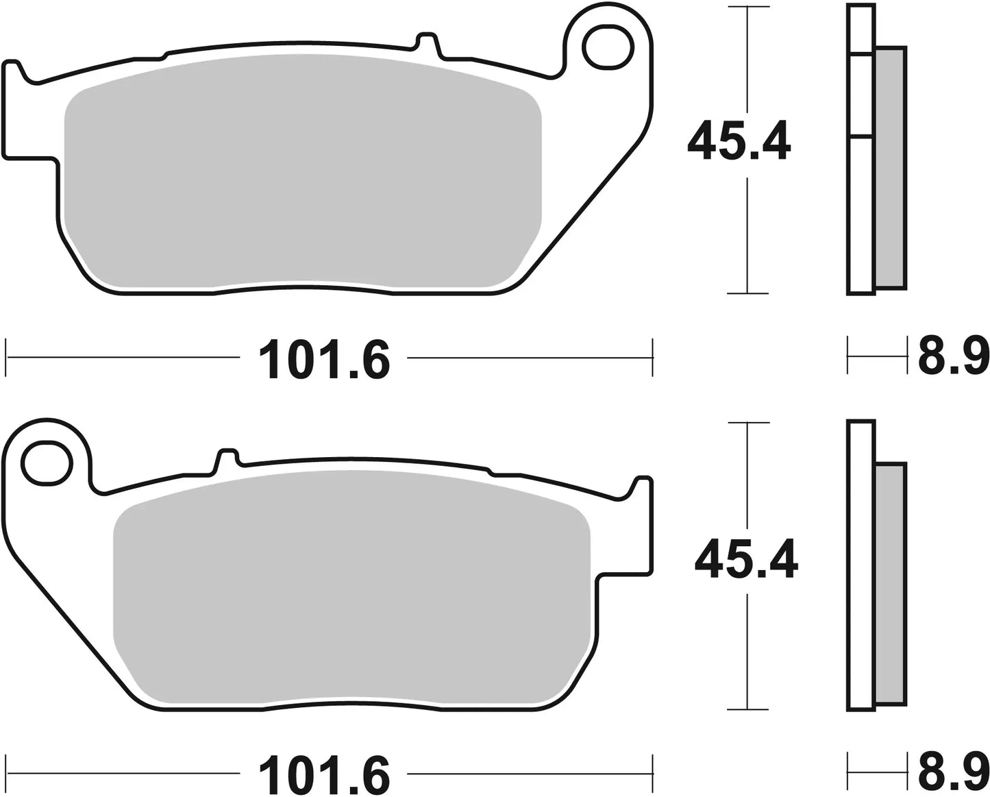 BREMBO 07HD13SA BRAKE PAD