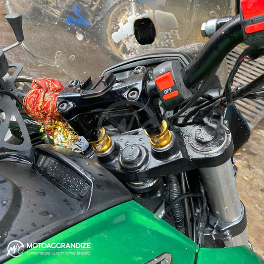 Motoaggrandize Handlebar Risers for Bajaj Dominar 400 (1 Inch)