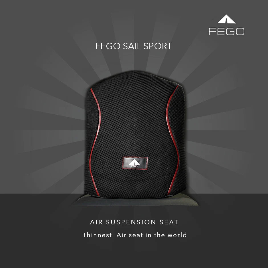 FEGO Sail Sport – World’s Thinnest Air Seat Cushion, with Rain cover
