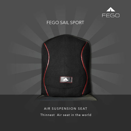 FEGO Sail Sport – World’s Thinnest Air Seat Cushion, with Rain cover