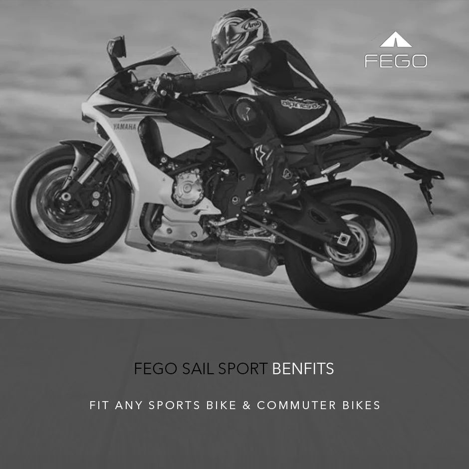 FEGO Sail Sport – World’s Thinnest Air Seat Cushion, with Rain cover