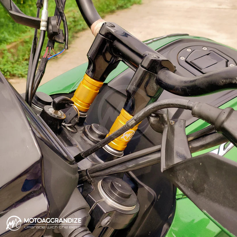Motoaggrandize Handlebar Risers for Bajaj Dominar 400 (2 Inch)