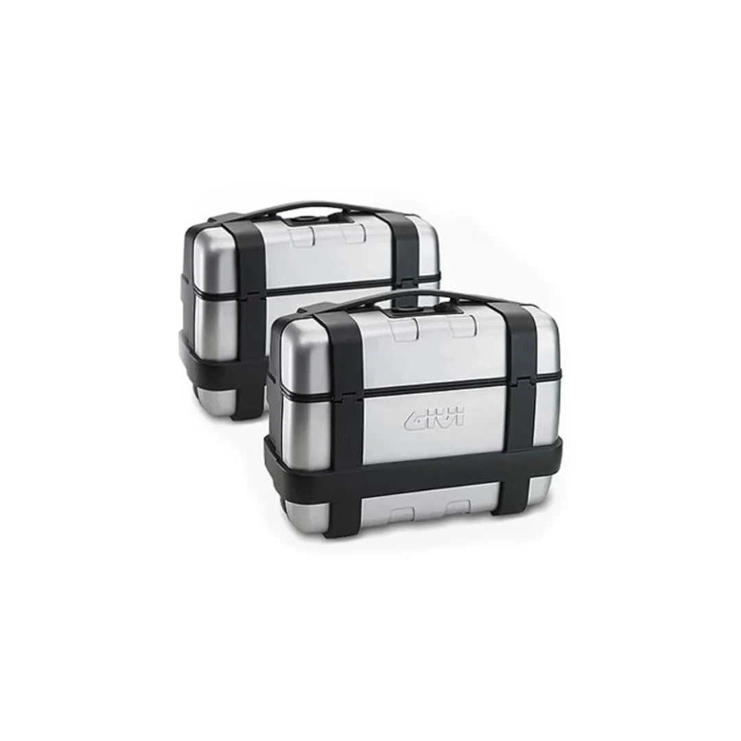 GIVI TRK33PACK2 33L TREKKER MONOKEY PANNIER SET – SILVER