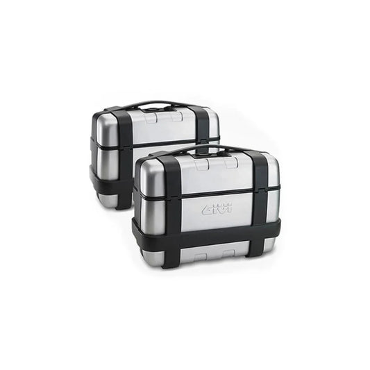 GIVI TRK33PACK2 33L TREKKER MONOKEY PANNIER SET – SILVER