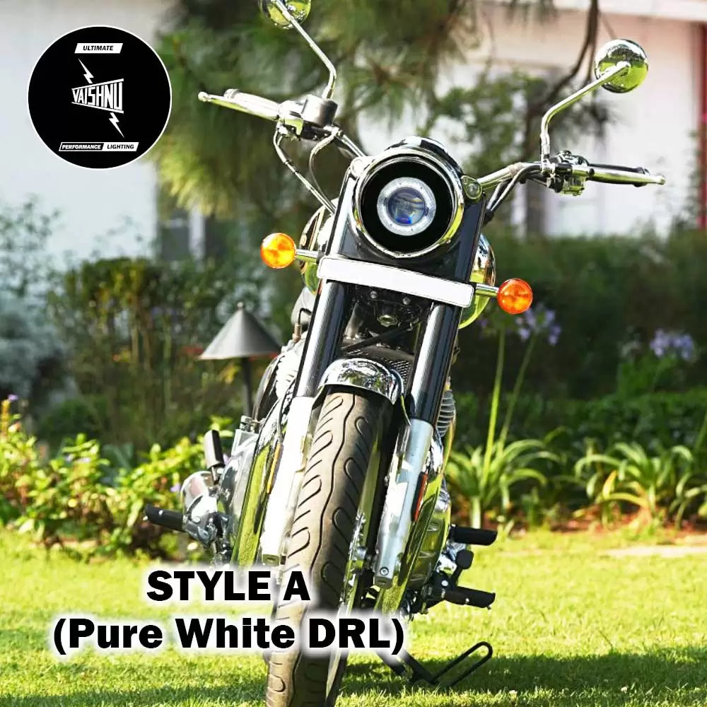Vaishnu Touring Headlight For Royal Enfield Classic 350 (2025)/ Goan Classic