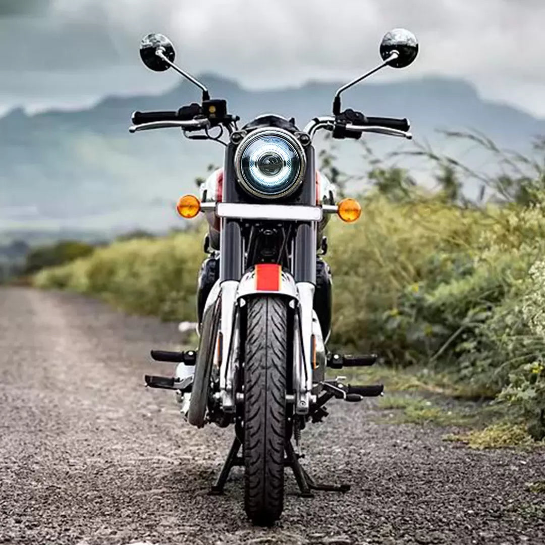 Vaishnu Touring Headlight For Royal Enfield Classic Reborn & J Series Bullet (BS6)