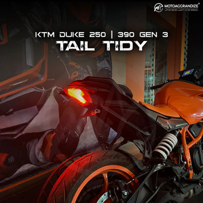 Motoaggrandize Tail Tidy/ Fender Eliminator Compact for KTM Duke 250| 390 Gen 3 (2024)