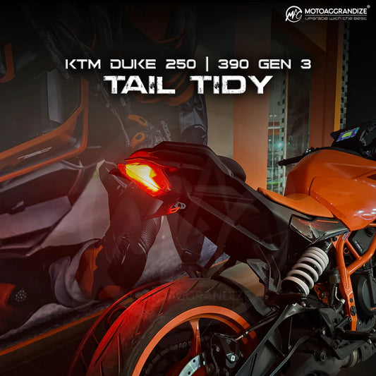 Motoaggrandize Tail Tidy/ Fender Eliminator Compact for KTM Duke 250| 390 Gen 3 (2024)
