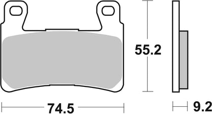 BREMBO  07HD20SA BRAKE PAD