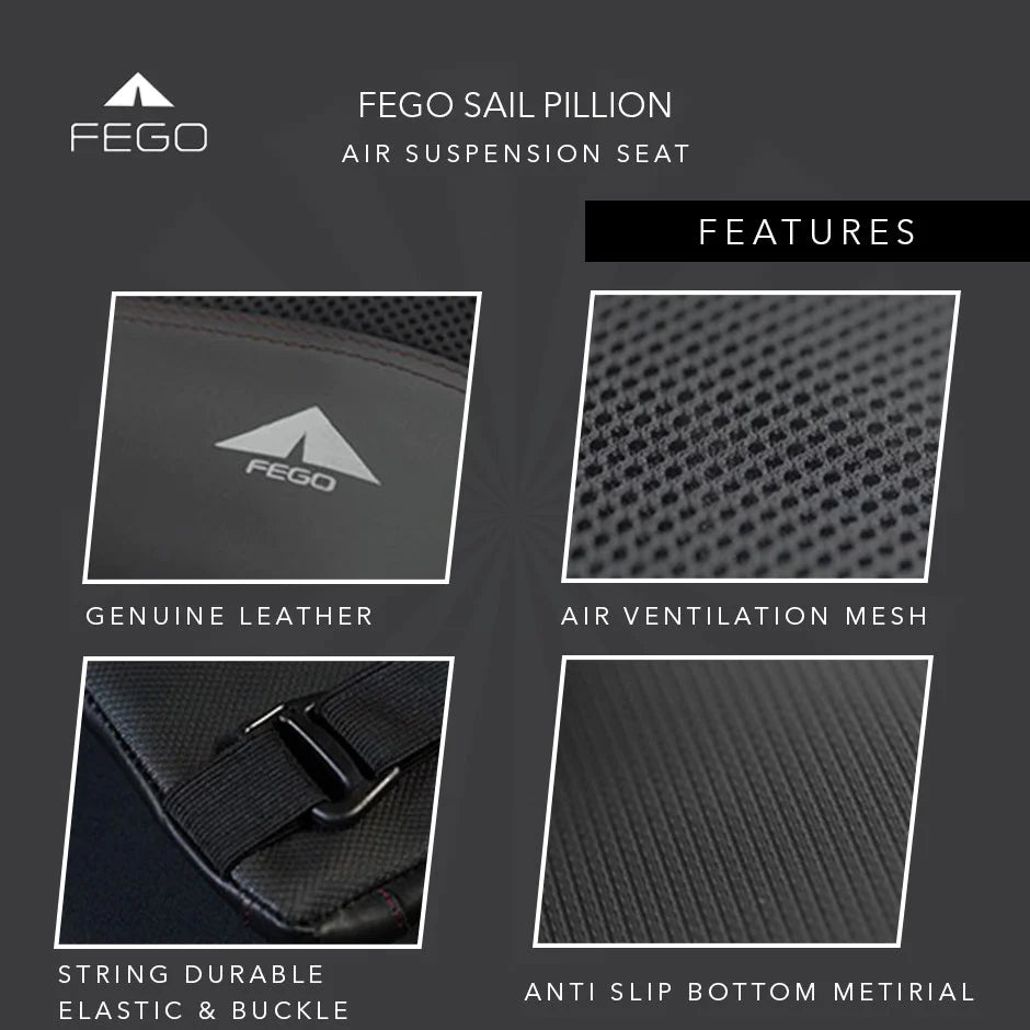 FEGO Sail Pillion – Air Seat Cushion