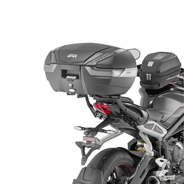 Givi 6412FZ Monokey or Monolock Top Case Rear Rack for Triumph Street Triple 765