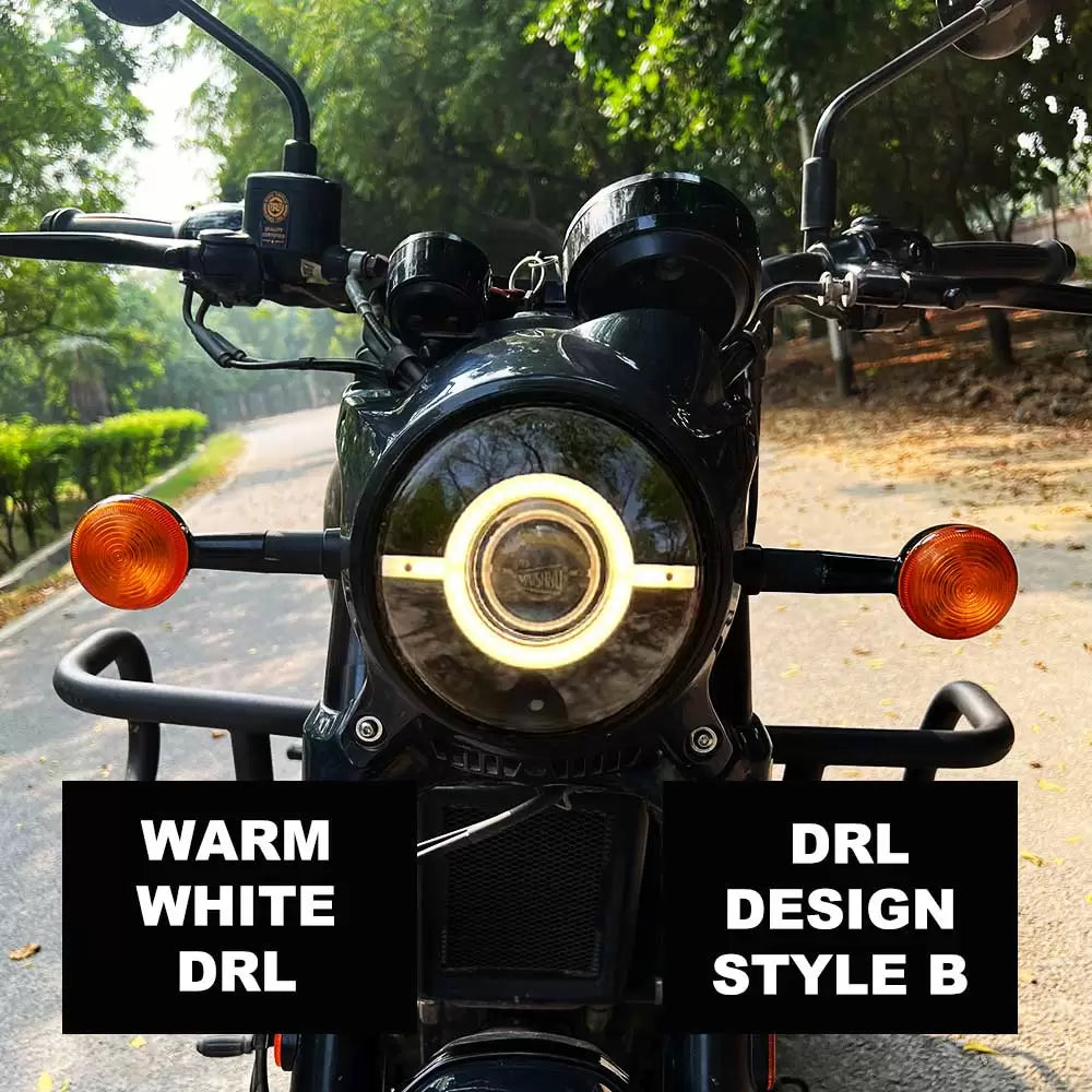 Vaishnu Touring Headlight For Royal Enfield Shotgun 650